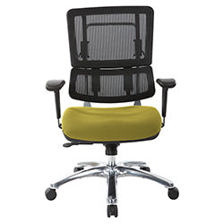 Vertical Black Mesh Back Chair